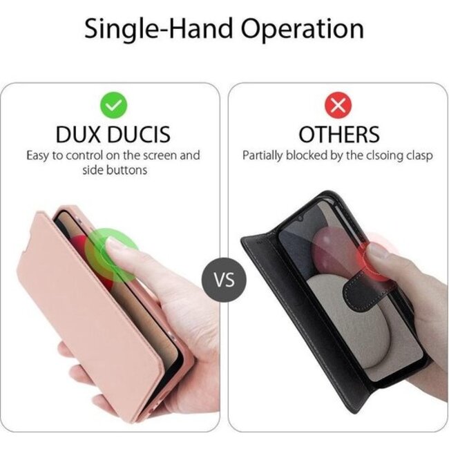 Samsung Galaxy A02s Hoesje - Dux Ducis Skin X Case - Roze