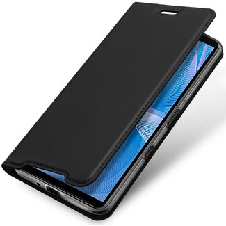 Dux Ducis Sony Xperia 10 III Hoesje - Dux Ducis Skin Pro Book Case - Zwart