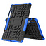 Case2go - Hoes voor Samsung Galaxy Tab S7 - Schokbestendige Back - Met pencil houder - Blauw