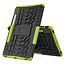 Case2go - Hoes voor Samsung Galaxy Tab S7 - Schokbestendige Back - Met pencil houder - Groen