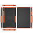 Case2go - Hoes voor Samsung Galaxy Tab S7 - Schokbestendige Back - Met pencil houder - Oranje