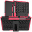 Case2go - Hoes voor Samsung Galaxy Tab S7 - Schokbestendige Back - Met pencil houder - Magenta