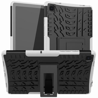 Case2go Samsung Galaxy Tab A7 (2020) Hoesje - Schokbestendige Back Cover - Wit