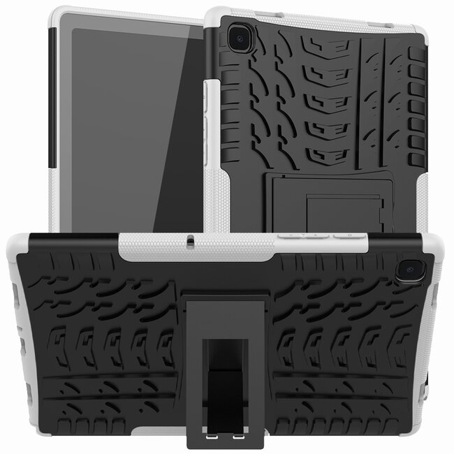 Case2go - Hoes voor Samsung Galaxy Tab A7 (2020) Hoesje - Schokbestendige Back - Wit