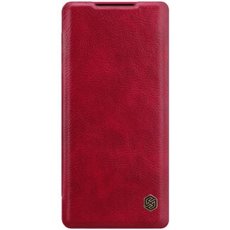 Nillkin Samsung Galaxy A32 5G Hoesje - Qin Leather Case - Flip Cover - Rood