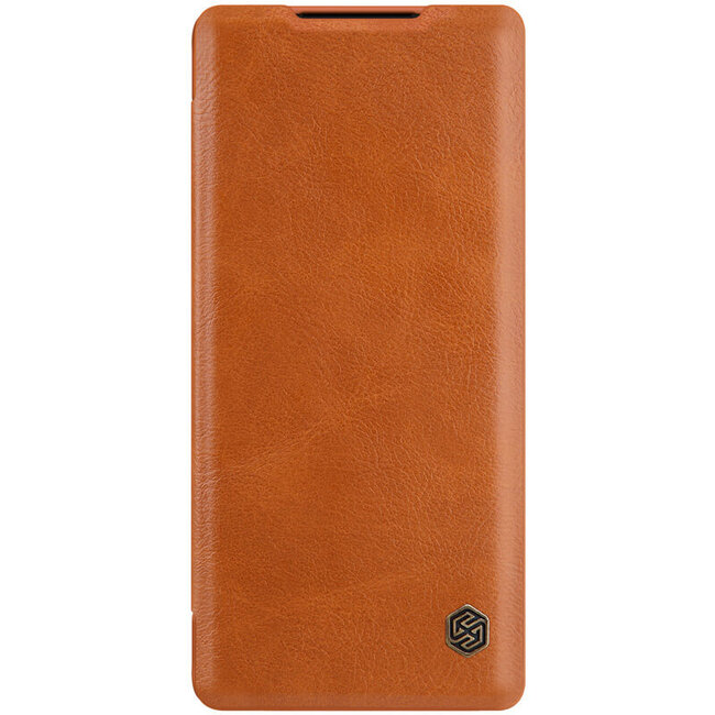 Samsung Galaxy A32 5G Hoesje - Qin Leather Case - Flip Cover - Bruin