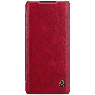 Nillkin Xiaomi Mi 11 Hoesje - Qin Leather Case - Flip Cover - Rood