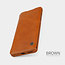 OnePlus Nord N100 Hoesje - Qin Leather Case - Flip Cover - Bruin