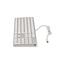 LMP - Aluminium toetsenbord voor Apple iMac met numeriek keyboard - Bedraad met USB-C aansluiting - 106 toetsen - QWERTY (NL) indeling - Zilver/Wit