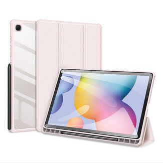 Dux Ducis Samsung Galaxy Tab S6 Lite Hoes - Dux Ducis Toby Tri-Fold Book Case - Roze