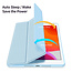 Apple iPad 10.2 2019/2020 Hoes - Dux Ducis Toby Tri-Fold Book Case - Blauw