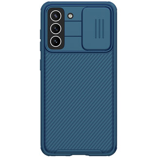 Nillkin Samsung Galaxy S21 FE Back Cover - CamShield Pro Armor Case - Blauw