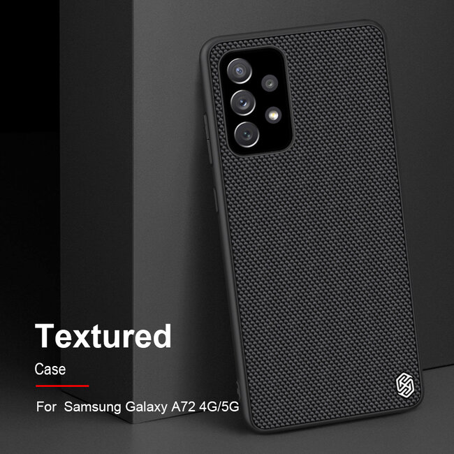 Nillkin - Samsung Galaxy A72 hoesje - Textured Case - Back Cover - Zwart