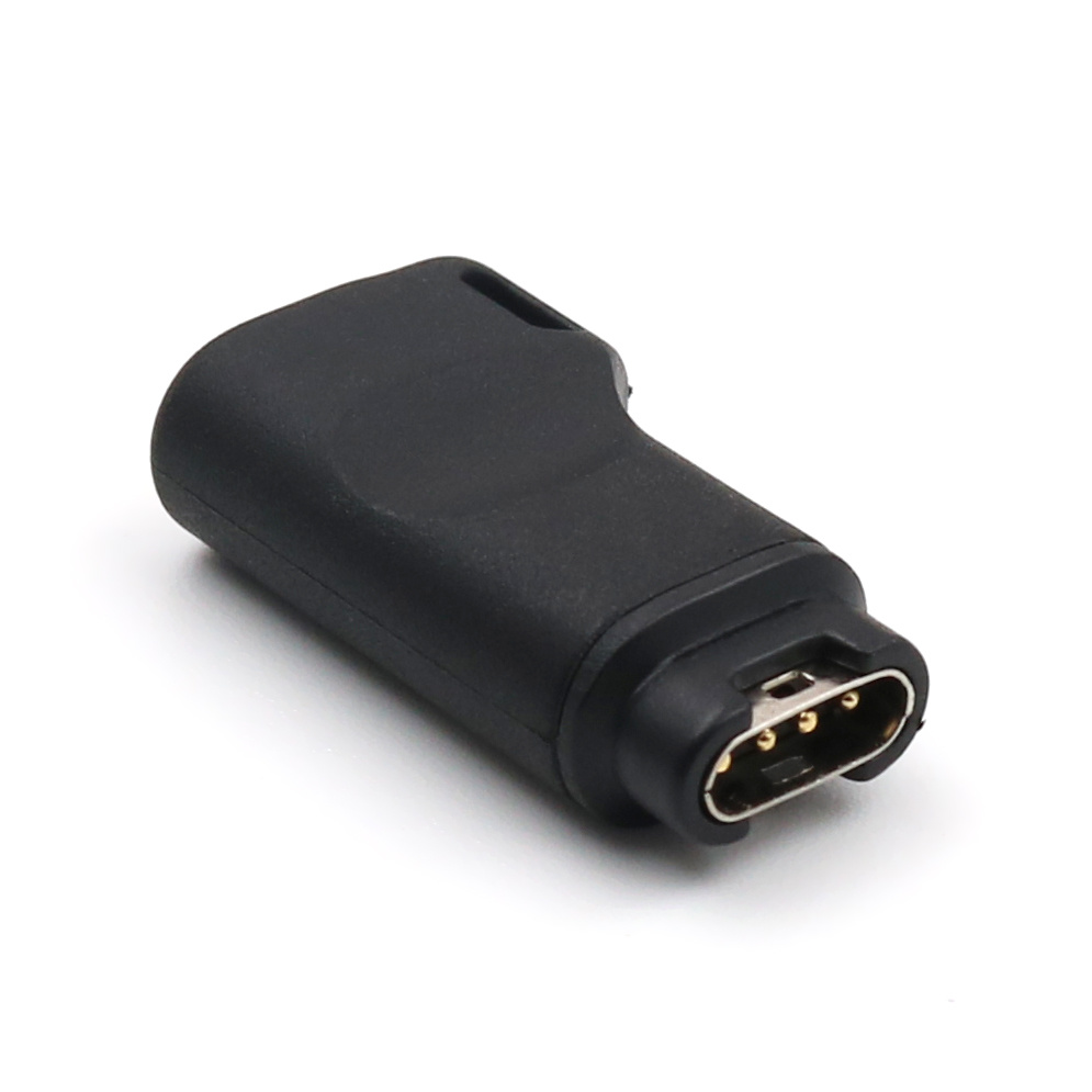Garmin OTG Adapter - Type-C naar Garmin Smartwatch connector - USB Adapter - Oplader - Zwart afbeelding