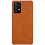 Samsung Galaxy A72 Hoesje - Qin Leather Case - Flip Cover - Bruin