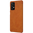 Samsung Galaxy A72 Hoesje - Qin Leather Case - Flip Cover - Bruin