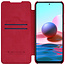 Xiaomi Redmi Note 10 Hoesje - Qin Leather Case - Flip Cover - Rood
