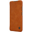 Xiaomi Redmi Note 10 Hoesje - Qin Leather Case - Flip Cover - Bruin
