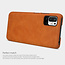 Xiaomi Redmi Note 10 Hoesje - Qin Leather Case - Flip Cover - Bruin