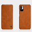 Xiaomi Redmi Note 10 Hoesje - Qin Leather Case - Flip Cover - Bruin