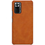 Xiaomi Redmi Note 10 Pro Hoesje - Qin Leather Case - Flip Cover - Bruin