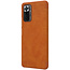 Xiaomi Redmi Note 10 Pro Hoesje - Qin Leather Case - Flip Cover - Bruin