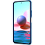 Nillkin - Xiaomi Redmi Note 10 Hoesje - Super Frosted Shield - Back Cover - Blauw