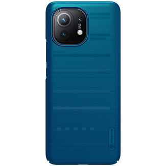 Nillkin Nillkin - Xiaomi Mi 11 Hoesje - Super Frosted Shield - Back Cover - Blauw