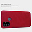 OnePlus Nord N100 Hoesje - Qin Leather Case - Flip Cover - Rood