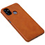 OnePlus Nord N100 Hoesje - Qin Leather Case - Flip Cover - Bruin