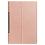 Case2go - Hoes voor de Lenovo Yoga Tab 13 (2021) - Tri-Fold Book Case - Rosé-Goud