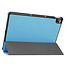 Case2go - Hoes voor de Lenovo Tab P11 Plus - Tri-Fold Book Case - Licht Blauw