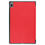 Case2go - Hoes voor de Lenovo Tab P11 Plus - Tri-Fold Book Case - Rood