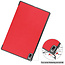 Case2go - Hoes voor de Lenovo Tab P11 Plus - Tri-Fold Book Case - Rood