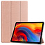 Case2go - Hoes voor de Lenovo Tab P11 Plus - Tri-Fold Book Case - Rosé-Goud