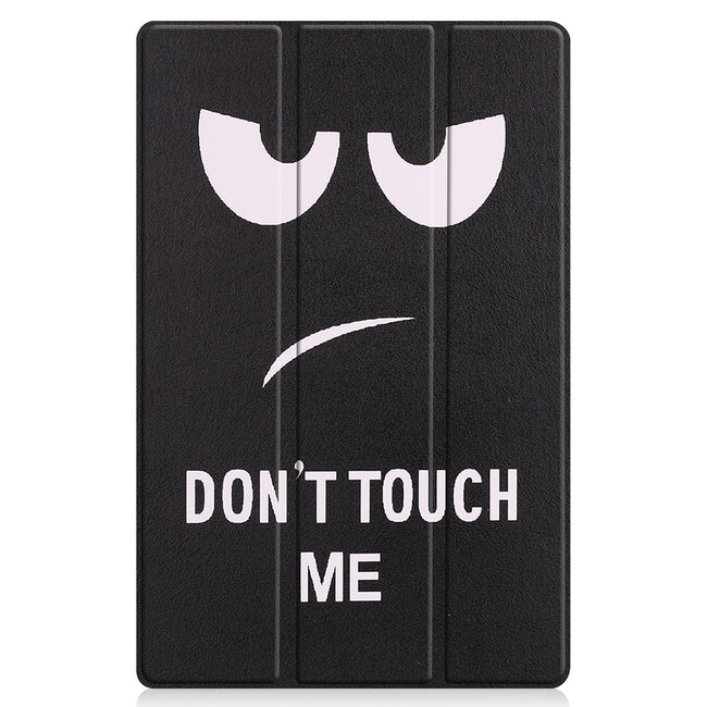 Case2go - Hoes voor de Lenovo Tab P11 Plus - Tri-Fold Book Case - Don't Touch Me