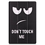 Case2go - Hoes voor de Lenovo Tab P11 Plus - Tri-Fold Book Case - Don't Touch Me