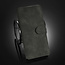 CaseMe - OnePlus 9 Hoesje - Met Magnetische Sluiting - Ming Serie - Leren Book Case - Zwart