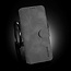 CaseMe - OnePlus 9 Hoesje - Met Magnetische Sluiting - Ming Serie - Leren Book Case - Grijs