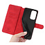 CaseMe - OnePlus 9 Pro Hoesje - Met Magnetische Sluiting - Ming Serie - Leren Book Case - Rood