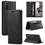 AutSpace - Samsung Galaxy S21 FE Hoesje - Wallet Book Case - Magneetsluiting - met RFID bescherming - Zwart