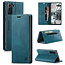 AutSpace - Samsung Galaxy S21 FE Hoesje - Wallet Book Case - Magneetsluiting - met RFID bescherming - Blauw