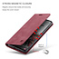 AutSpace - Samsung Galaxy S21 FE Hoesje - Wallet Book Case - Magneetsluiting - met RFID bescherming - Rood