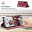 AutSpace - Samsung Galaxy S21 FE Hoesje - Wallet Book Case - Magneetsluiting - met RFID bescherming - Rood