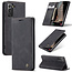 CaseMe - Samsung Galaxy S21 FE Hoesje - Wallet Book Case - Magneetsluiting - Zwart