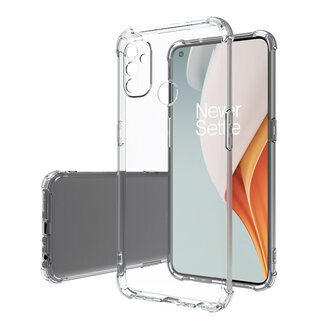 Case2go OnePlus Nord N100 Hoesje - Clear Soft Case - Siliconen Back Cover - Shock Proof TPU - Transparant