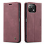 CaseMe CaseMe - Xiaomi Mi 11 Lite Hoesje - Wallet Book Case - Magneetsluiting - Donker Rood