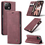 CaseMe - Xiaomi Mi 11 Lite Hoesje - Wallet Book Case - Magneetsluiting - Donker Rood