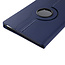 Case2go - Hoes voor de Lenovo Tab P11 Pro - 360 Graden Draaibare Book Case Cover - 11.5 Inch - Donker Blauw