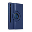 Case2go - Hoes voor de Samsung Galaxy Tab S7 (2020) - 360 Graden Draaibare Book Case Cover - 11 Inch - Donker Blauw
